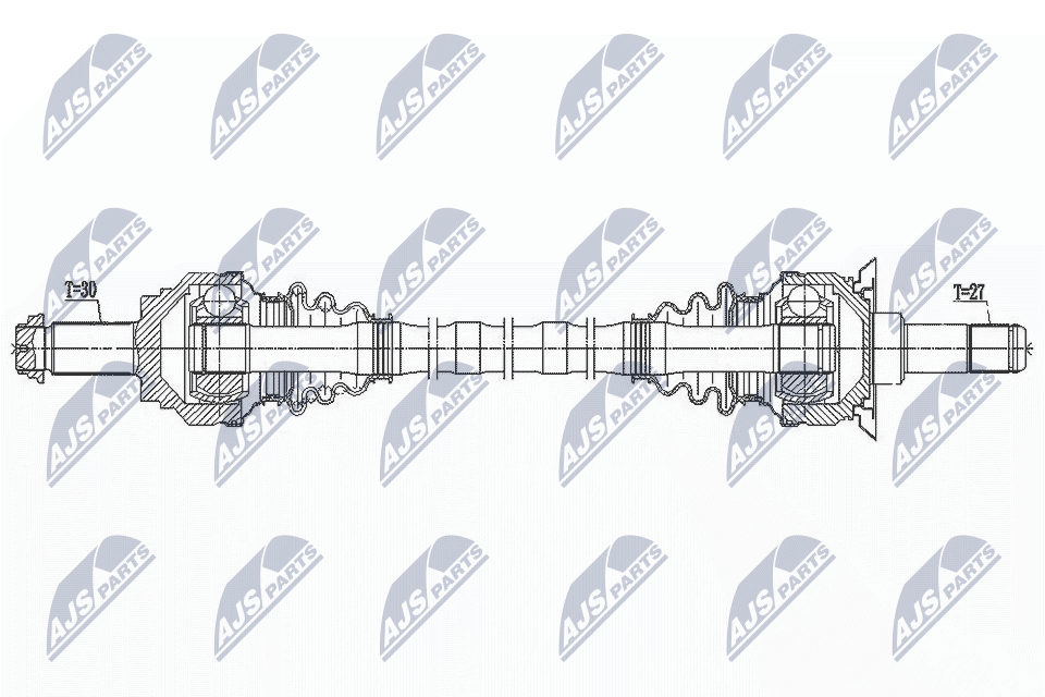 Приводной вал NTY NPW-BM-191