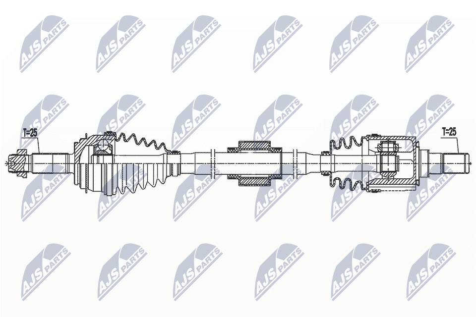 Приводной вал NTY NPW-KA-398