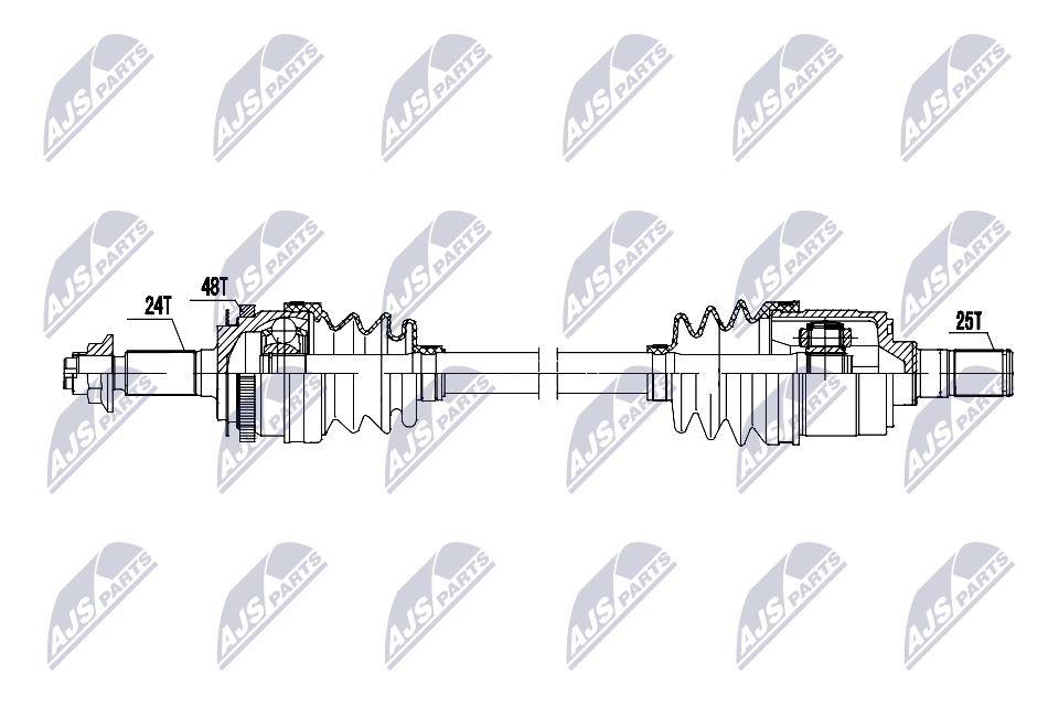 Приводной вал NTY NPW-KA-404