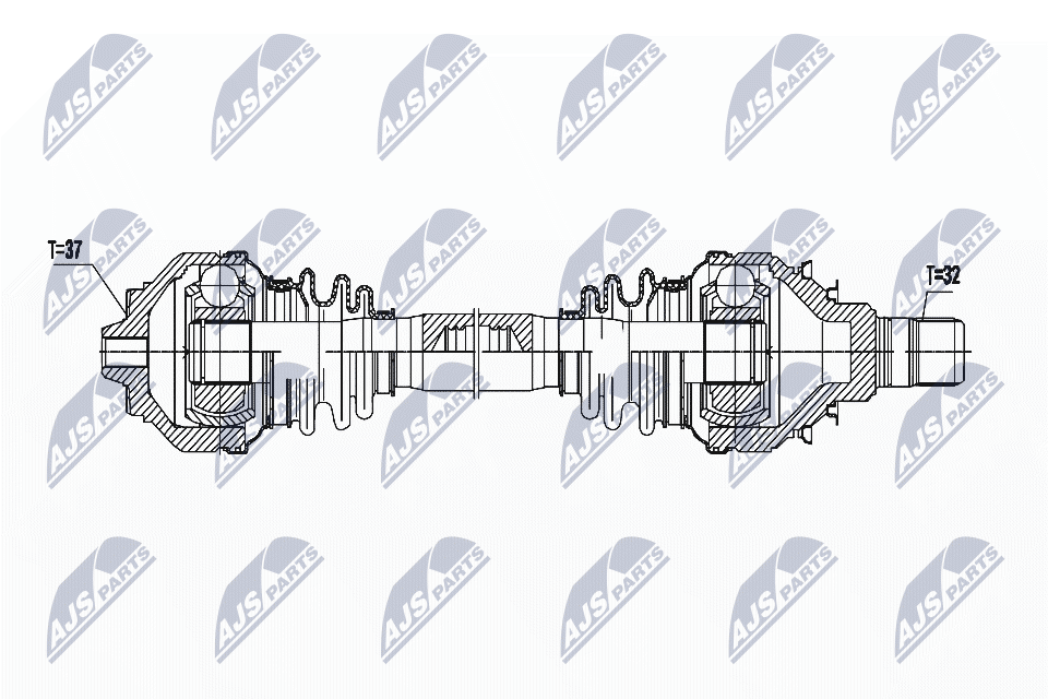 Приводной вал NTY NPW-BM-175