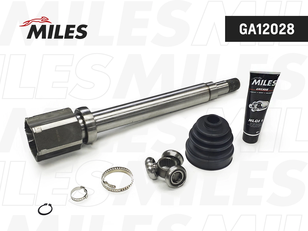Шарнирный комплект приводной вал MILES GA12028