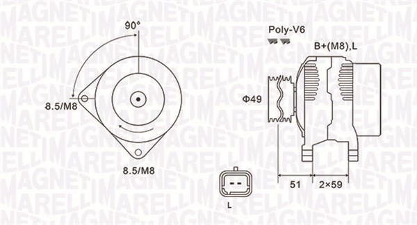 Автодеталь MAGNETI MARELLI 063731881010