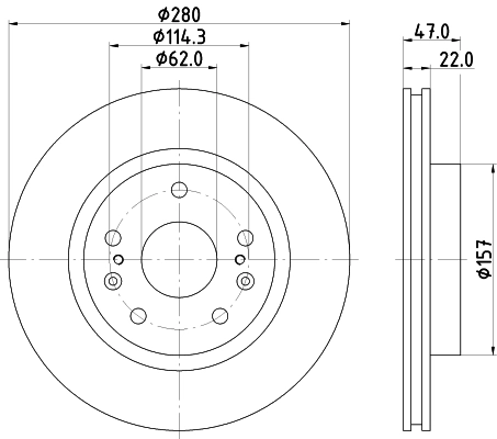 Автозапчасть HELLA/BEHR/PAGID 8DD 355 120-521