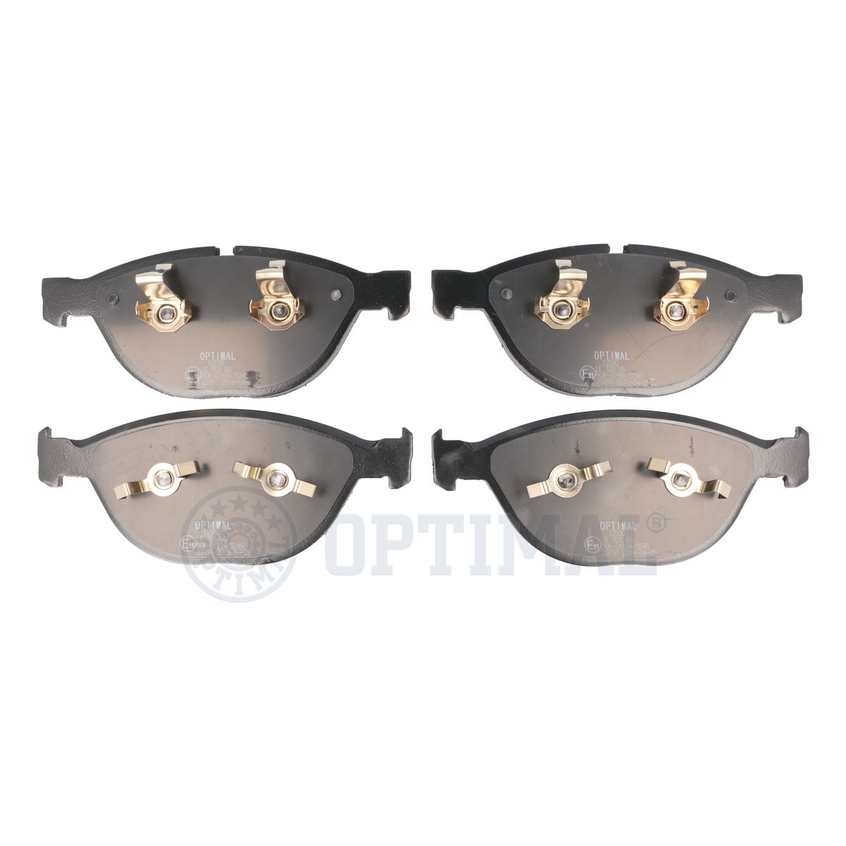 Колодки тормозные дисковые OPTIMAL BP-12500