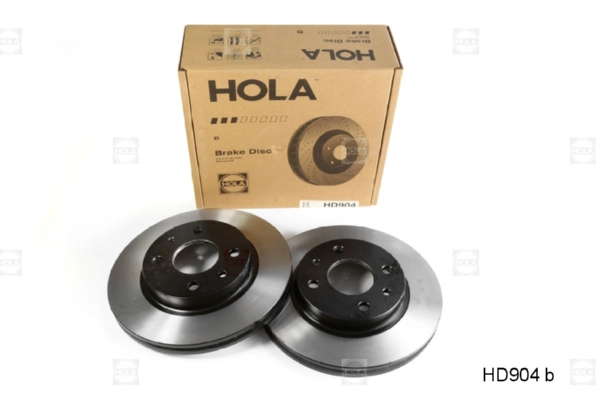 Диск тормозной hola для а/м 2110 r-13 передний hd904 HOLA HD904
