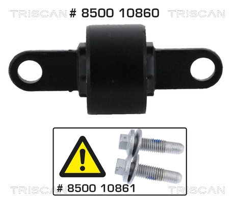 Triscan сайлентблок рычага подвески TRISCAN 8500 10860