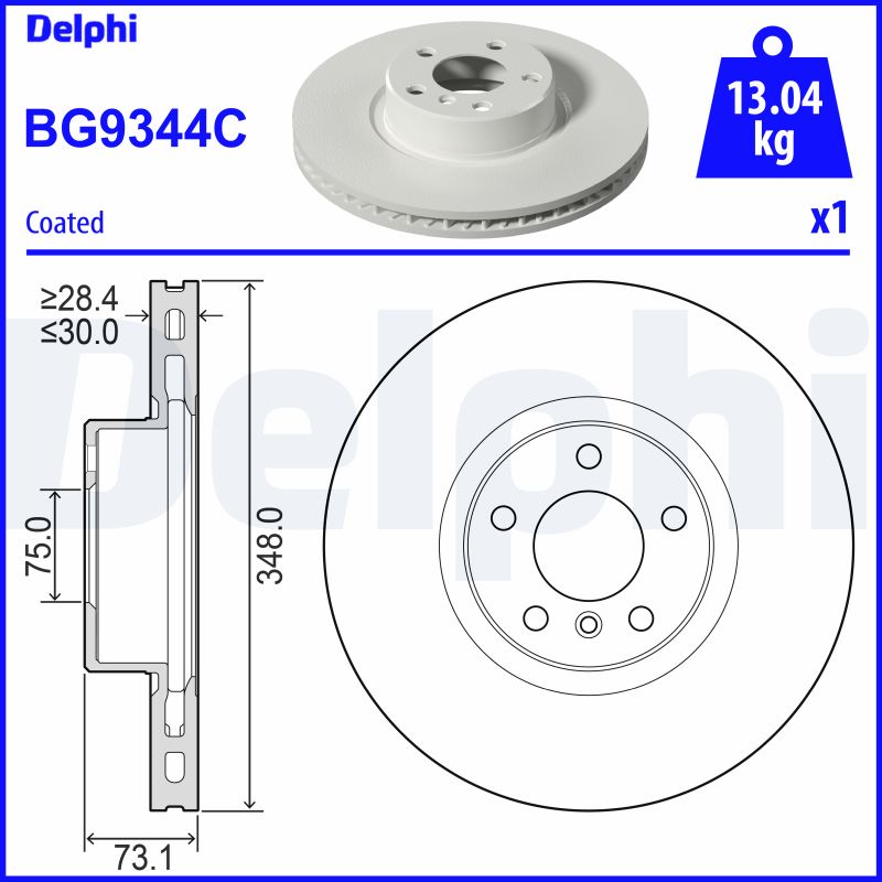 Тормозной диск x4 xdrive m40i DELPHI BG9344C
