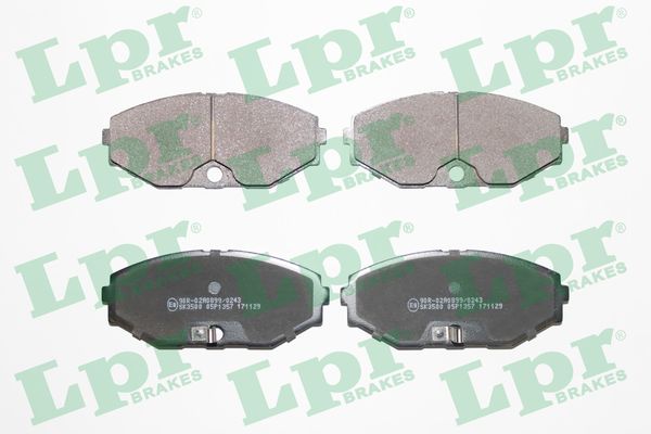 Колодки тормозные дисковые передн infiniti i30 97 - LPR 05P1357