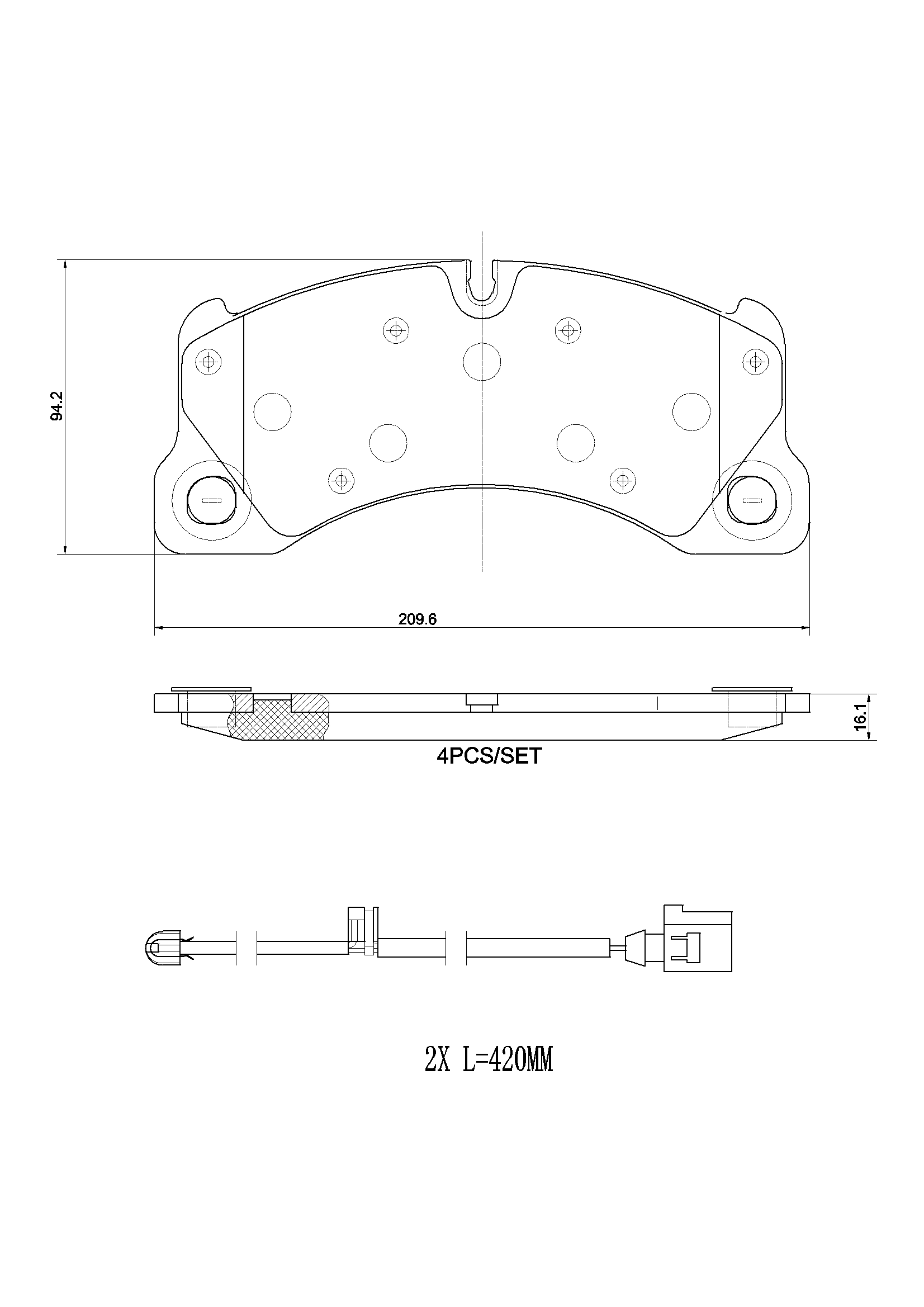 P65049 колодки тормозные дисковые BREMBO P 65 049