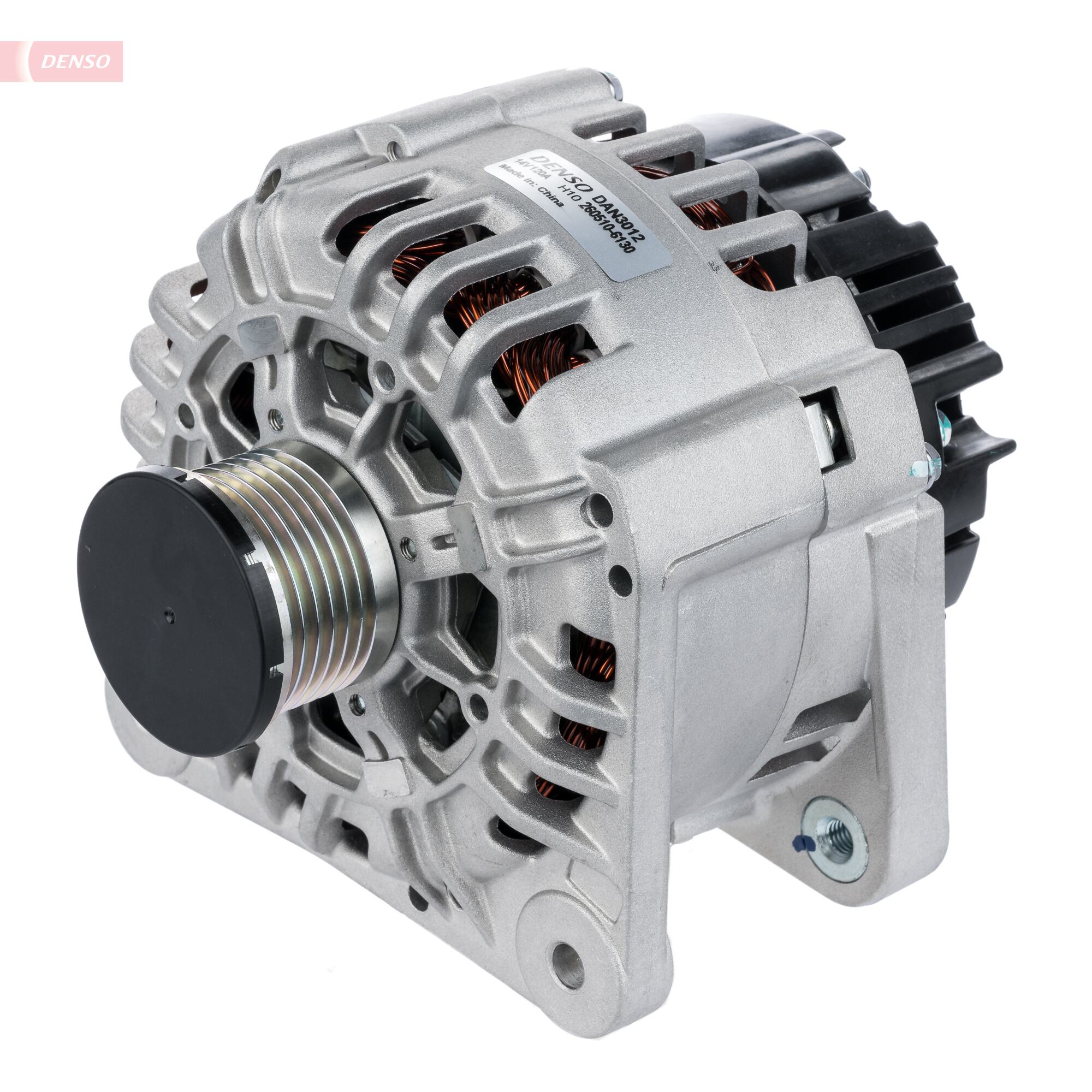 Alternator (14v 120a new with a deposit) fits volvo s40 i v40 DENSO DAN3012