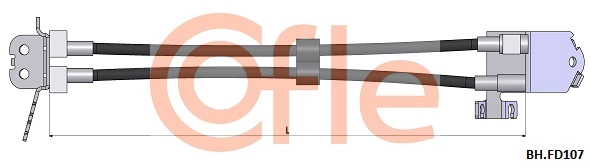 Шланг тормозной COFLE 92.BH.FD107