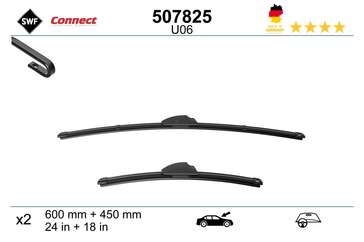 Щетка стеклоочистителя connect made in germany