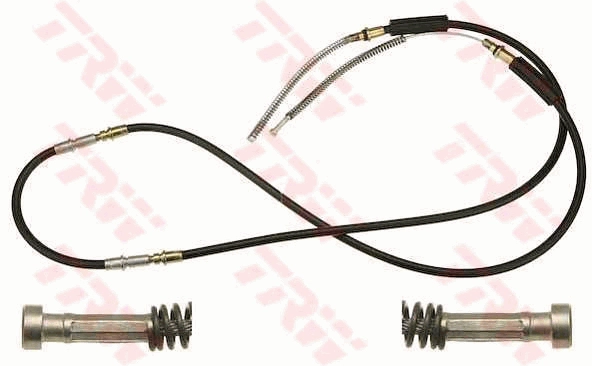 Трос ручного тормоза ford tranzit 95 (trw) 7752395 TRW GCH1193
