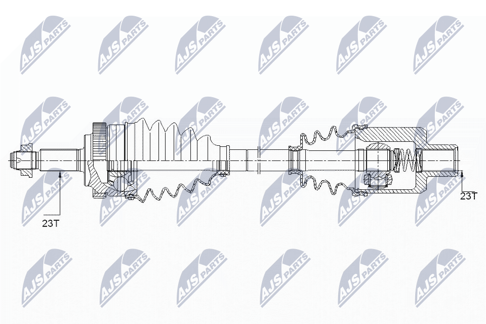 Приводной вал NTY NPW-RE-151