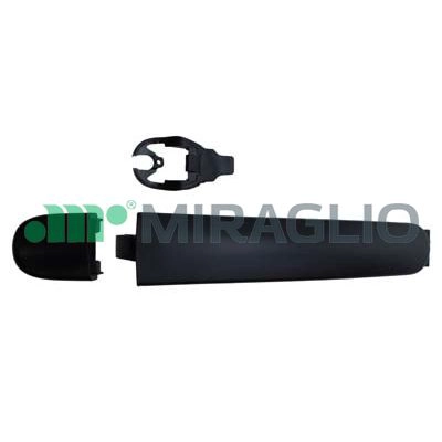 Door handle front l (external black) fits vw tiguan i 09.07-07.18 MIRAGLIO 80/778