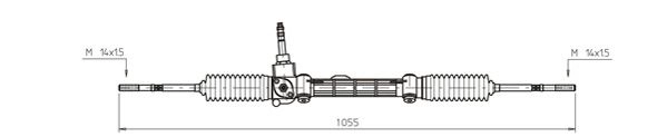 Рейка рулевая GENERAL RICAMBI FI4115