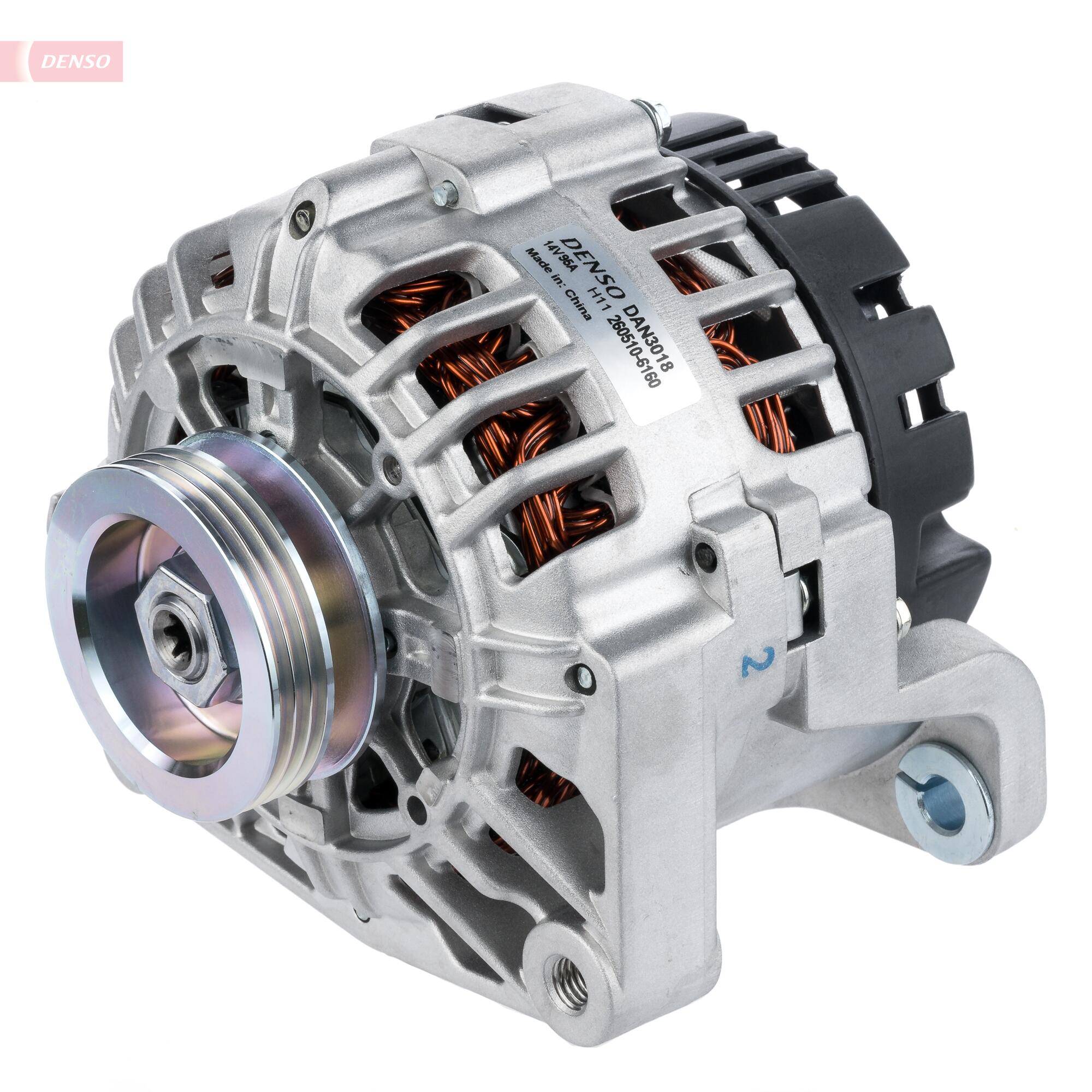 Alternator (14v 95a new with a deposit) fits dacia logan logan ii logan mcv ii sandero sandero ii DENSO DAN3018