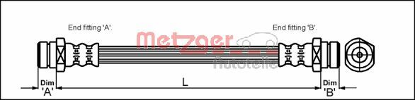Автозапчасть METZGER 4113305