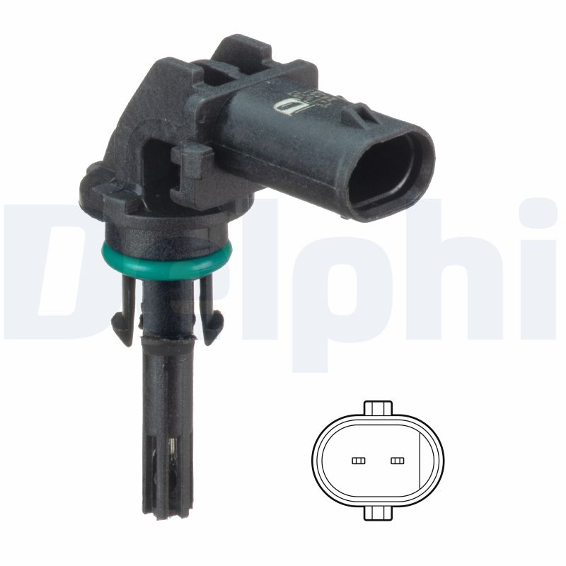 Intake air temperature sensor fits bmw 1 (f20) 1 (f21) 1 (f40) 2 (f22 f87) 2 (f23) 2 (f45) 2 (g42 g87) 2 gran coupe (f44) 2 gran tourer (f DELPHI TS10501