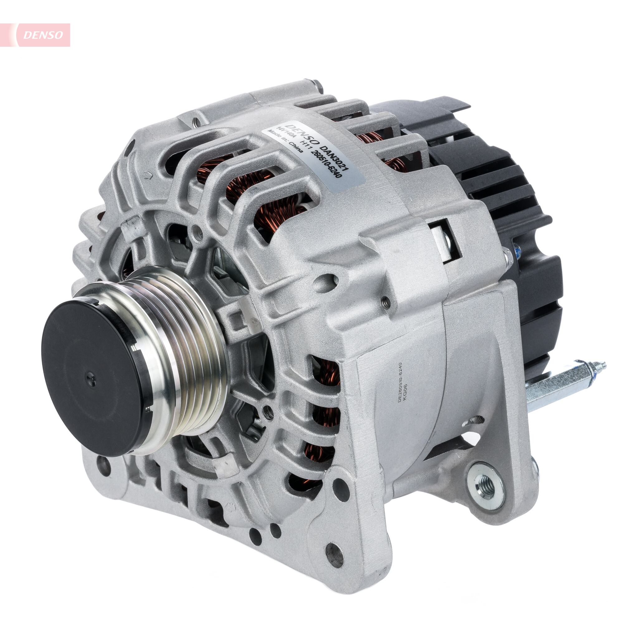 Alternator (14v 140a new with a deposit) fits audi a4 b6 a6 c5 DENSO DAN3021