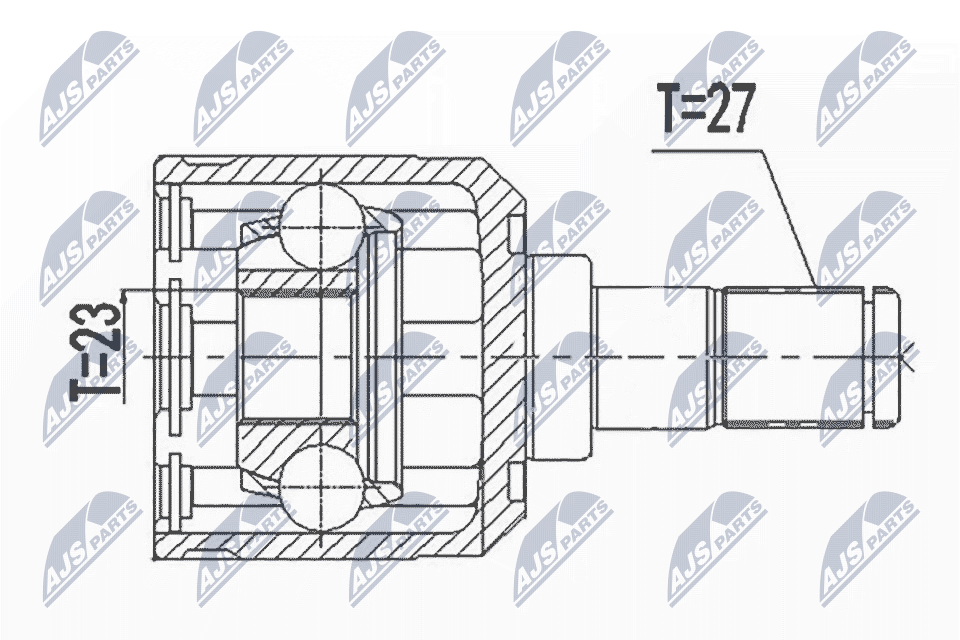Шрус приводной NTY NPW-HY-596