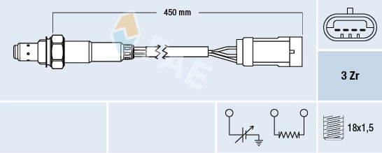 Автозапчасть FAE 77222