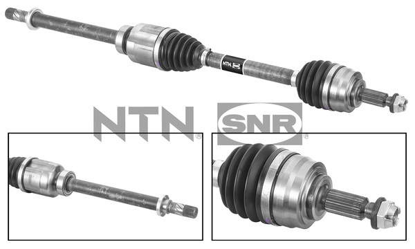 (en) drive axle shaft передн прав 952мм SNR DK68.021