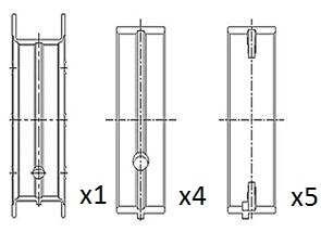 Вкладыши двигателя FAI AUTOPARTS BM1049-STD