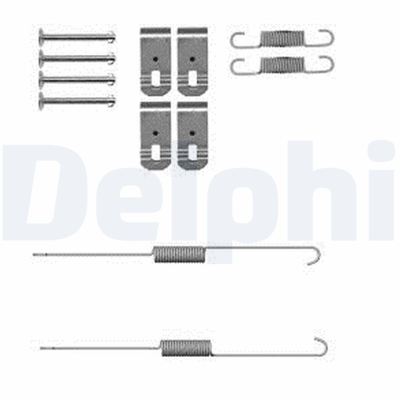 Ремкомплект барабанных колодок DELPHI LY1382