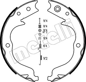 Колодки ручного тормоза к-кт METELLI 53-0268K