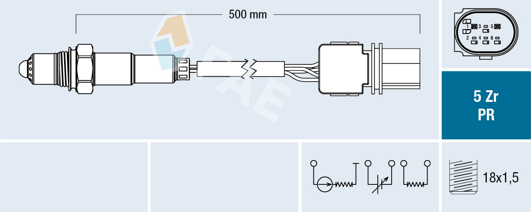 Лямбда-зонд ford FAE 75080