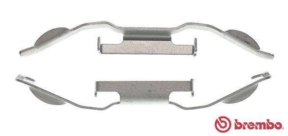 Комплект принадлежностей тормо prime line BREMBO A02224