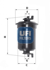 Фильтр топлива UFI 31.525.00