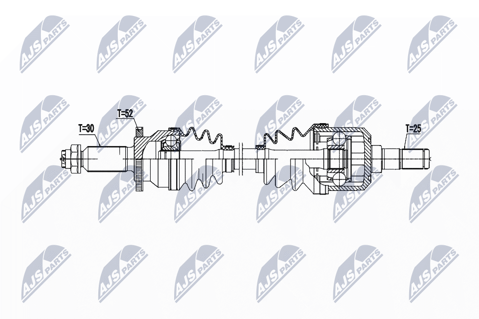 Приводной вал NTY NPW-HY-624