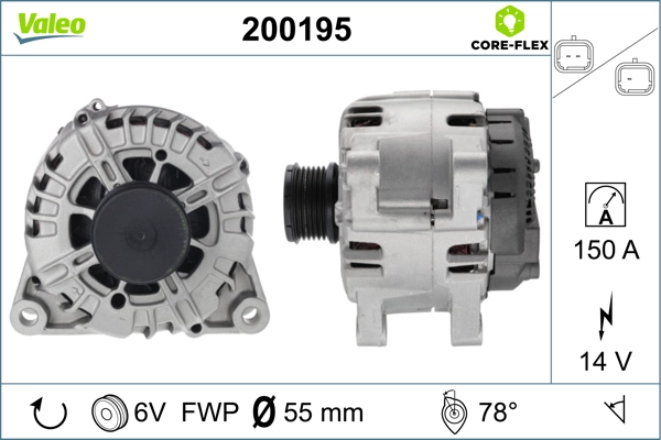 Автодеталь VALEO 200195