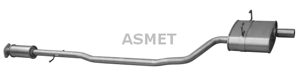 Глушитель выпускной системы ASMET 12.025