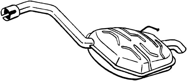 Глушитель выпускной системы BOSAL 154-635