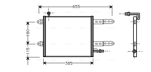 Конденсатор кондиционера AVA QUALITY COOLING VN5150