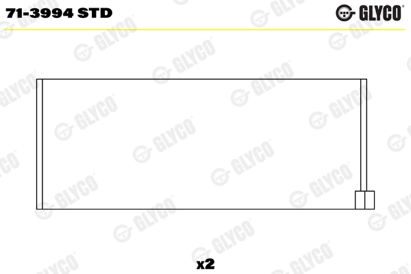 Шатунный подшипник GLYCO 71-3994 STD