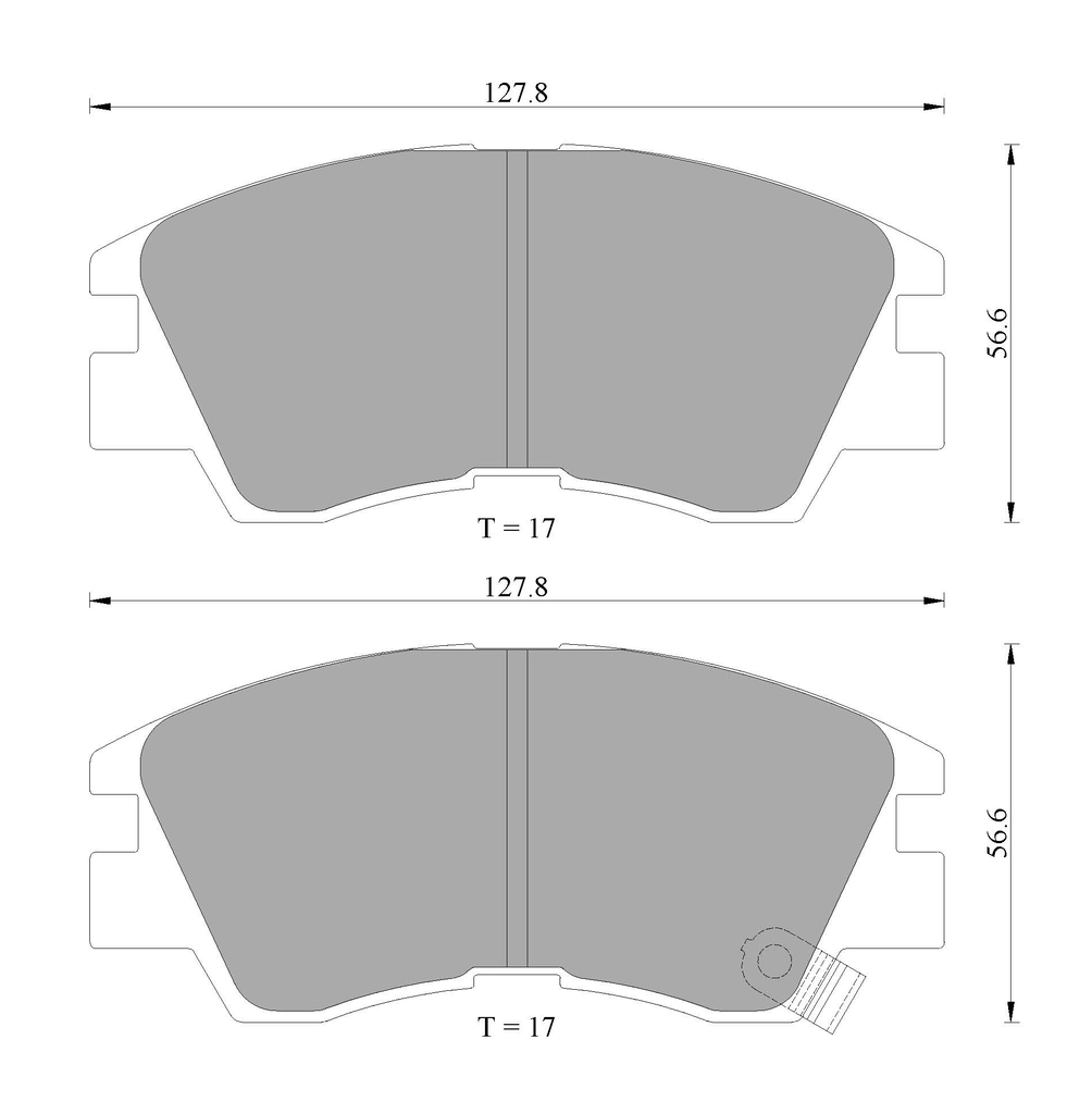 Комплект тормозных колодок дискового тормоза BOSCH 0986AB2013