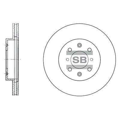 Тормозной диск HI-Q SD4105