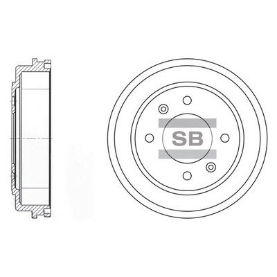 Барабан тормозной HI-Q SD1039