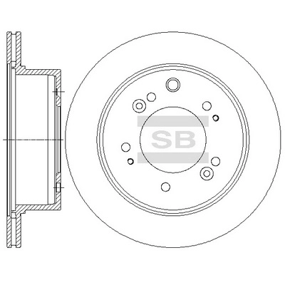 Тормозной диск HI-Q SD2056