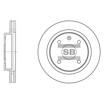 Тормозной диск HI-Q SD3009