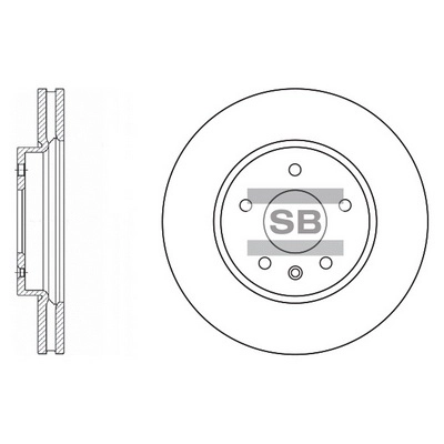 Тормозной диск HI-Q SD3019