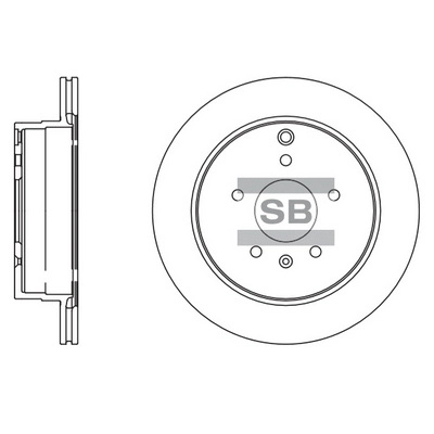 Тормозной диск HI-Q SD3039