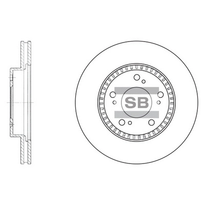 Тормозной диск HI-Q SD4101