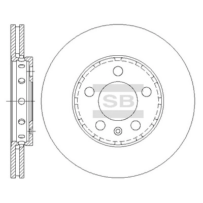 Тормозной диск HI-Q SD5401