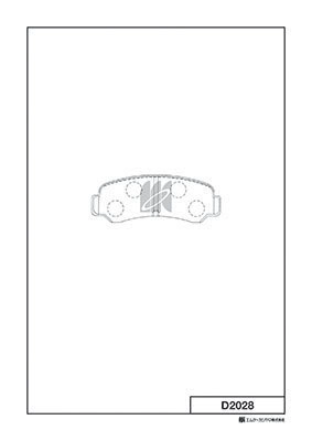 Тормозные колодки дисковые MK KASHIYAMA D2028