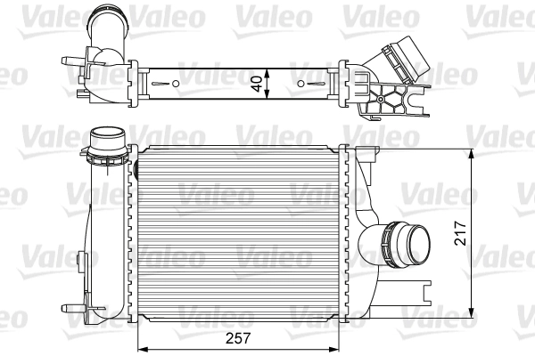 Интеркулер VALEO 818622